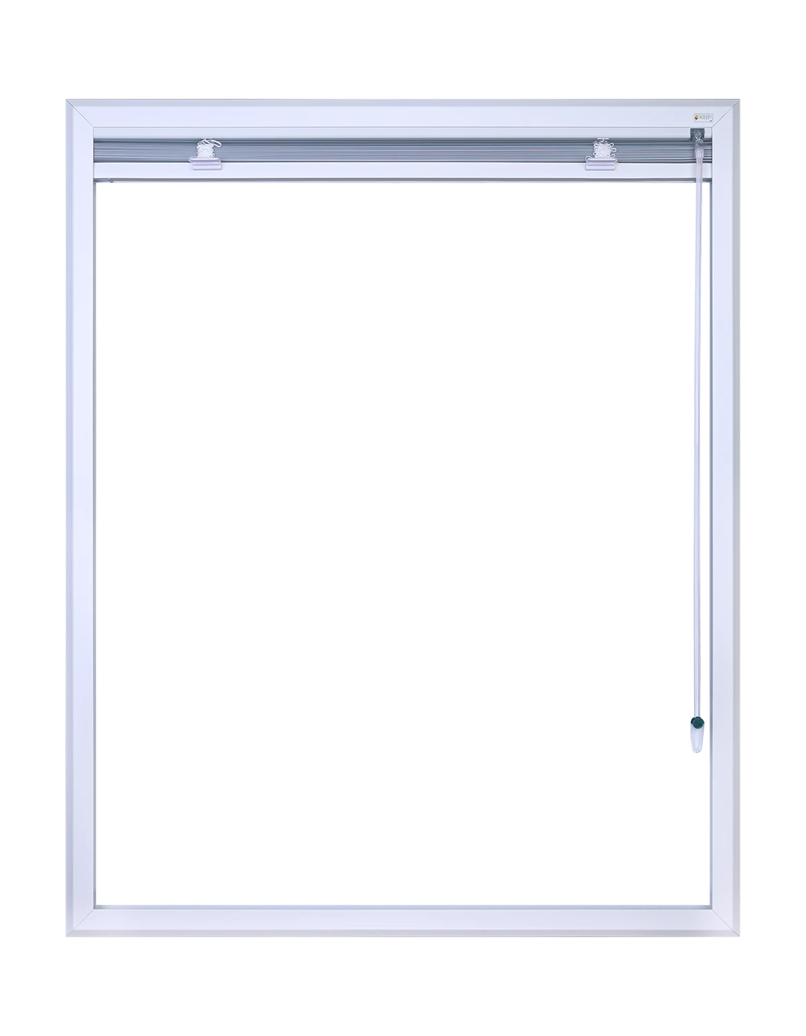 Latende volledig geopend