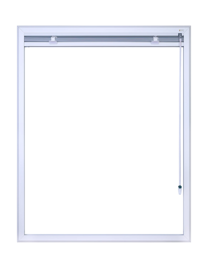 Latende volledig geopend