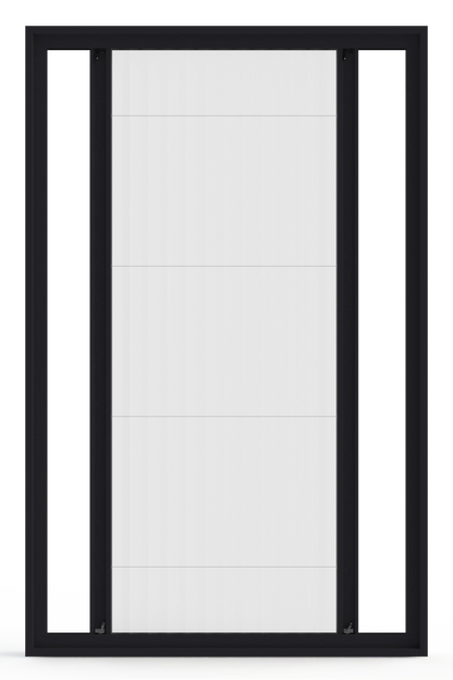 Inzetplisséhordeur ZIZA in de kleur RAL9005 3D model