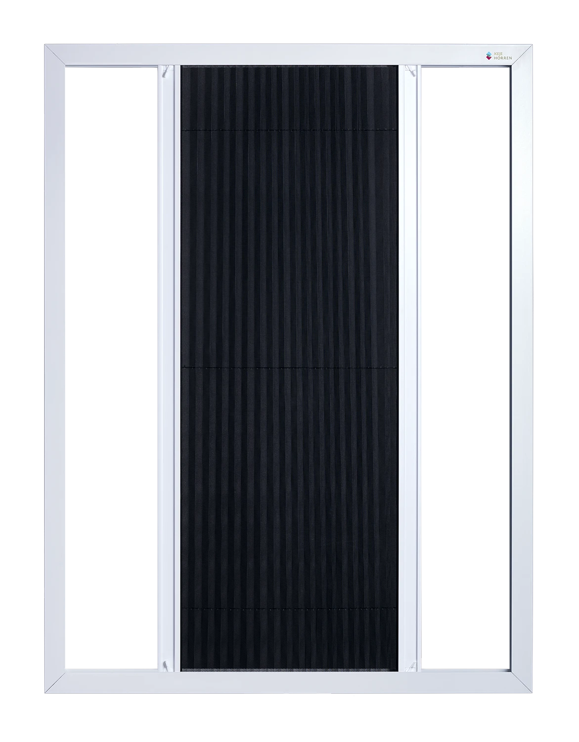 Vaste deurhor Plissé, aan beide zijden geopend