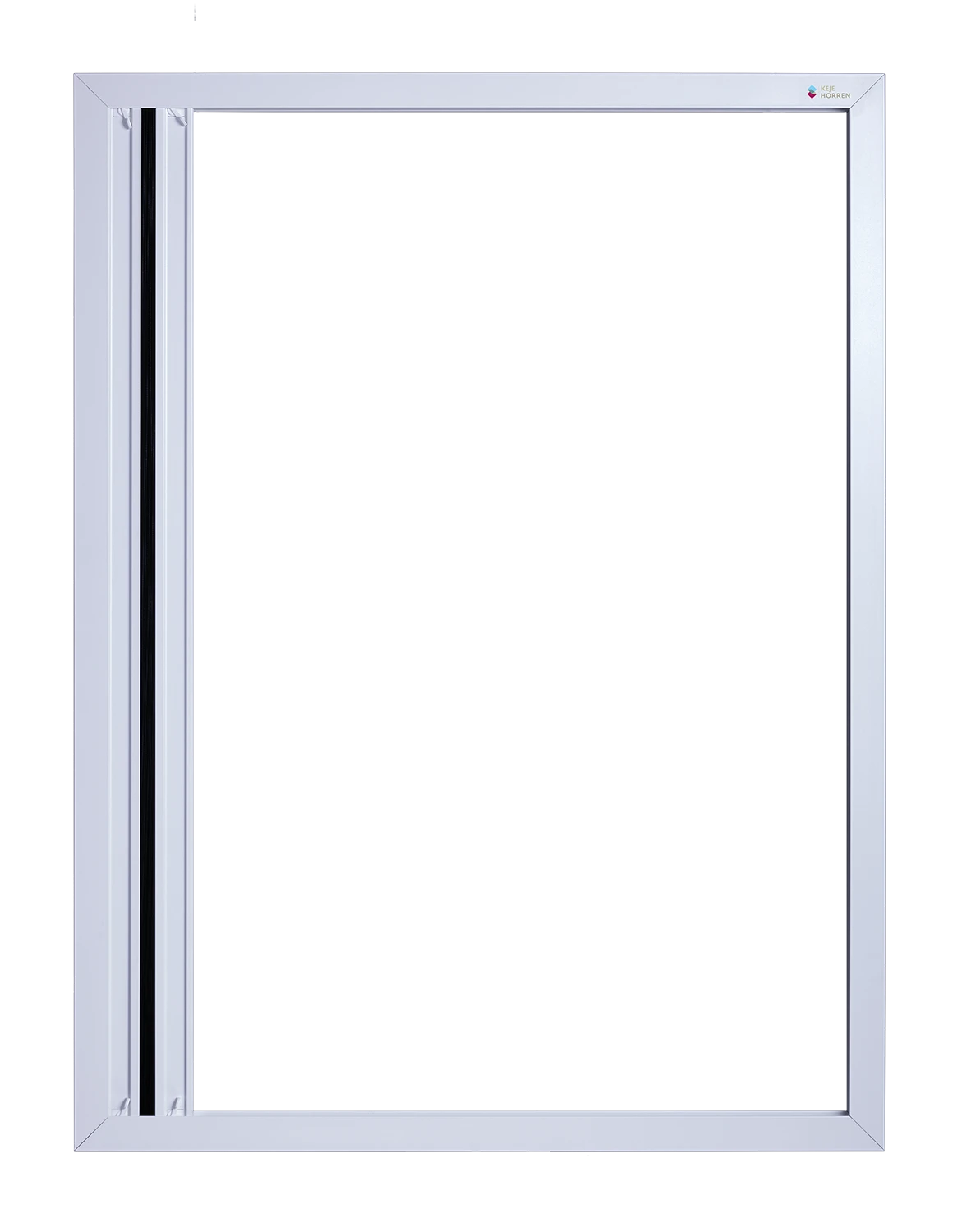 Vaste Deurhor Plissé volledig geopend