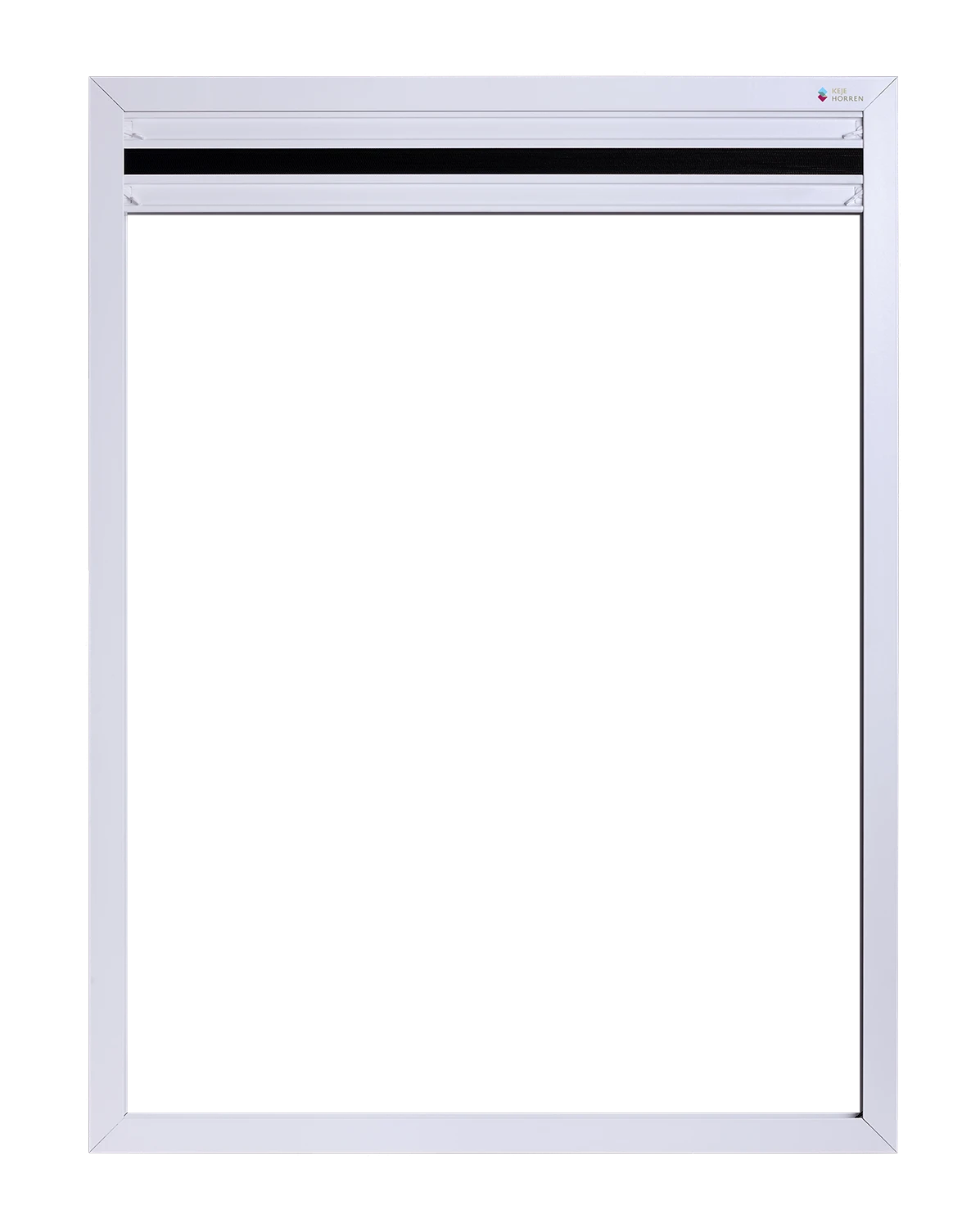 Vaste Raamhor Plissé volledig geopend