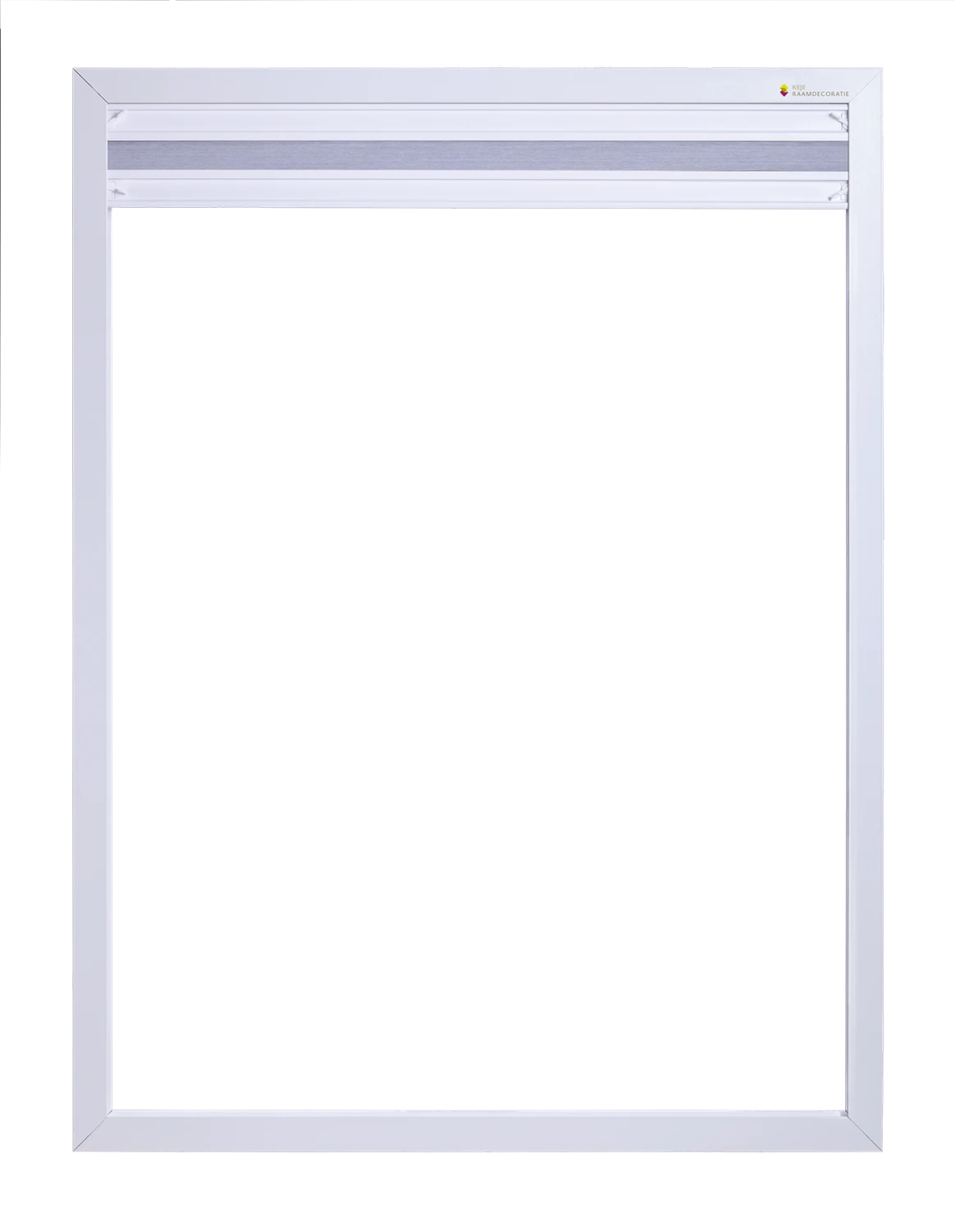 Vaste Raamplissé volledig geopend