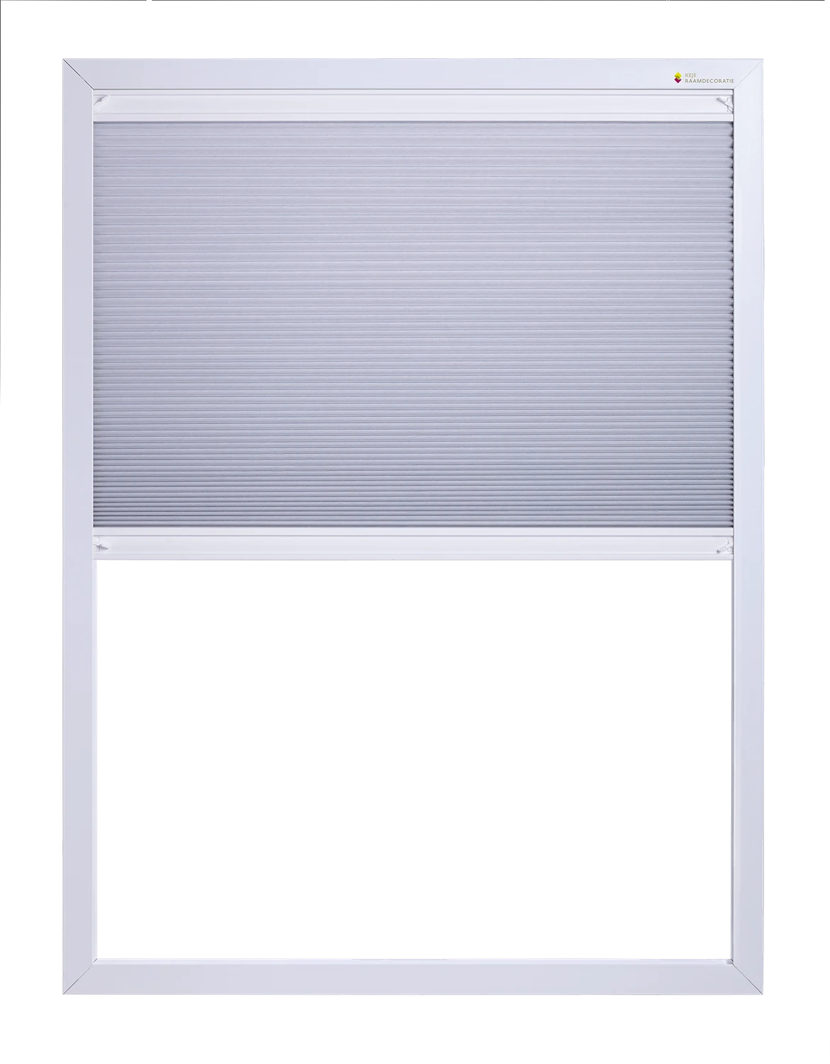 Vaste Raamplissé geopend aan de onderzijde