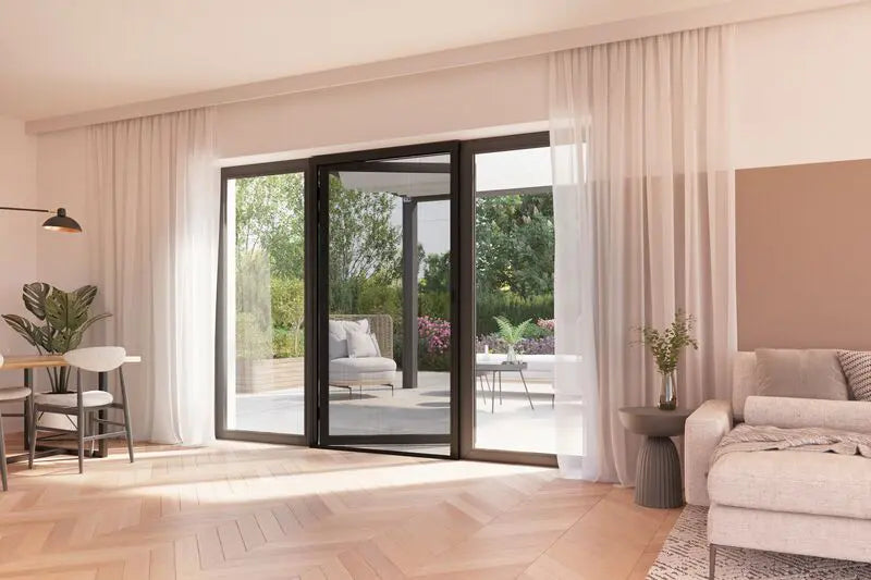 Sfeerbeeld KEJE Plisséhordeur Op de dag